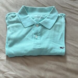 Vineyard Vines Aqua Polo Shirt